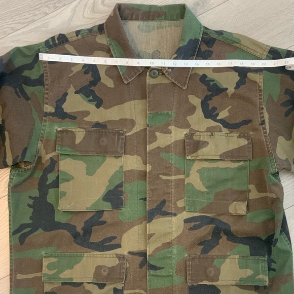 Vintage Repurposed Camo Shirt Jacket (Unisex) - Picture 6 of 10
